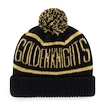 Zimní čepice 47 Brand Calgary Cuff Knit NHL Vegas Golden Knights černá