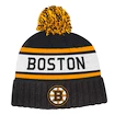 Zimní čepice adidas Culture Cuffed Knit Pom NHL Boston Bruins