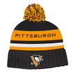Zimní čepice adidas Culture Cuffed Knit Pom NHL Pittsburgh Penguins