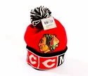 Zimní čepice CCM Vint Chunk Cuf NHL Chicago Blackhawks