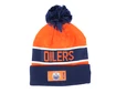 Zimní čepice Fanatics  Authentic Pro Game & Train Cuffed Pom Knit Edmonton Oilers