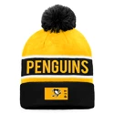 Zimní čepice Fanatics  Authentic Pro Game & Train Cuffed Pom Knit Pittsburgh Penguins