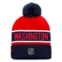 Zimní čepice Fanatics  Authentic Pro Game & Train Cuffed Pom Knit Washington Capitals