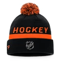 Zimní čepice Fanatics  Authentic Pro Locker Room Cuffed Pom Knit NHL Anaheim Ducks