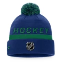 Zimní čepice Fanatics  Authentic Pro Locker Room Cuffed Pom Knit NHL Vancouver Canucks