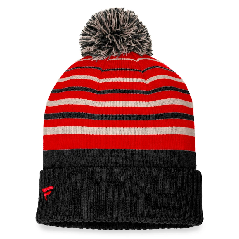 Zimní čepice Fanatics  True Classic Beanie with Pom Chicago Blackhawks