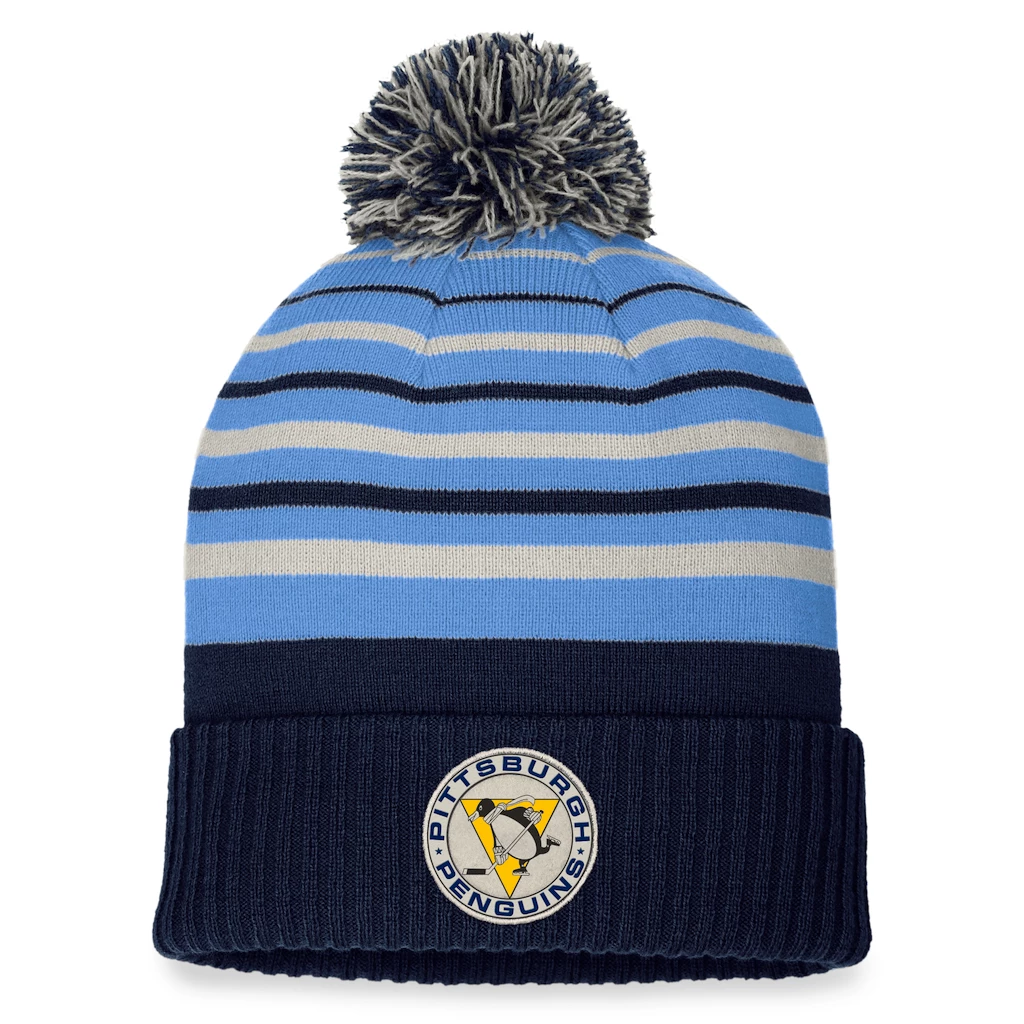Zimní čepice Fanatics True Classic True Classic Beanie with Pom Pittsburgh Penguins