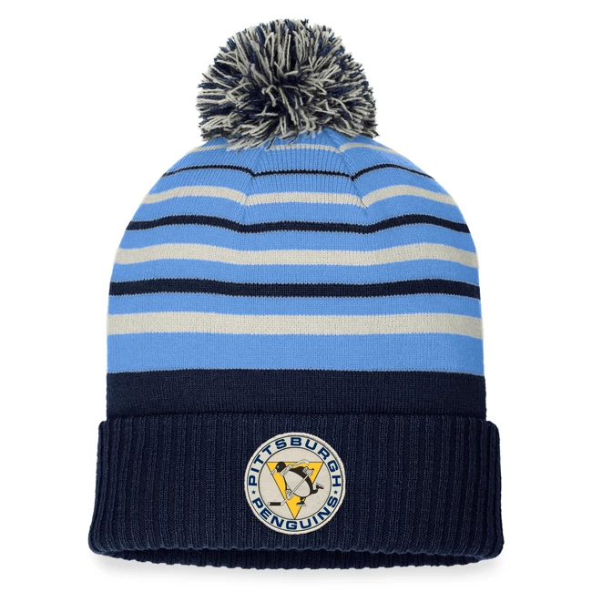 Zimní čepice Fanatics True Classic True Classic Beanie with Pom Pittsburgh Penguins