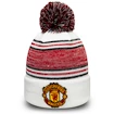 Zimní čepice New Era Bobble Cuff Manchester United FC White