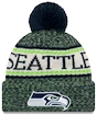 Zimní čepice New Era Bobble Knit Home NFL Seattle Seahawks OTC