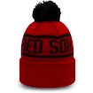 Zimní čepice New Era Bobble Knit MLB Boston Red Sox
