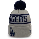 Zimní čepice New Era Bobble Knit MLB Los Angeles Dodgers