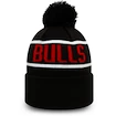 Zimní čepice New Era Bobble Knit NBA Chicago Bulls