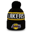 Zimní čepice New Era Bobble Knit NBA Los Angeles Lakers