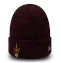 Zimní čepice New Era Essential Camo Knit NBA Cleveland Cavaliers