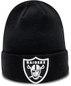 Zimní čepice New Era Essential Cuff Knit NFL Oakland Raiders