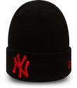Zimní čepice New Era League Essential Cuff MLB New York Yankees Black/Orange