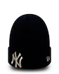 Zimní čepice New Era League Essential Cuff MLB New York Yankees Navy/Stone