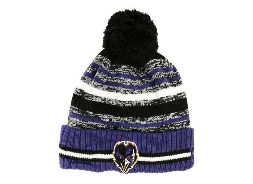 Zimní čepice New Era  NFL21 SPORT KNIT Baltimore Ravens