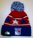 Zimní čepice New Era Pom Star NHL New York Rangers