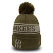 Zimní čepice New Era Seasonal Jake MLB New York Yankees Olive/Gray