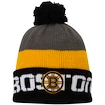 Zimní čepice Reebok CI Team Pom Knit NHL Boston Bruins