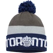 Zimní čepice Reebok CI Team Pom Knit NHL Toronto Maple Leafs