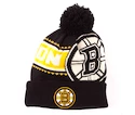 Zimní čepice Reebok Cuffed Pom Knit NHL Boston Bruins