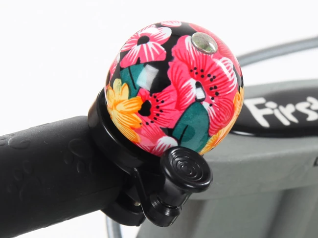 Zvonek FirstBike  kompas flowers multicolor