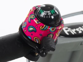 Zvonek FirstBike kompas pink